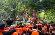 सोनाळा येथे महाकाल ग्रुप तर्फे भव्य कावड यात्रेचे आयोजन